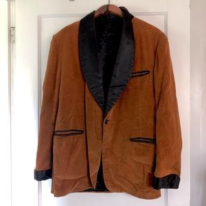 Antique Velvet Smoking Jacket